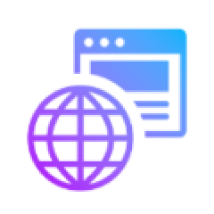 Web design and development icon
